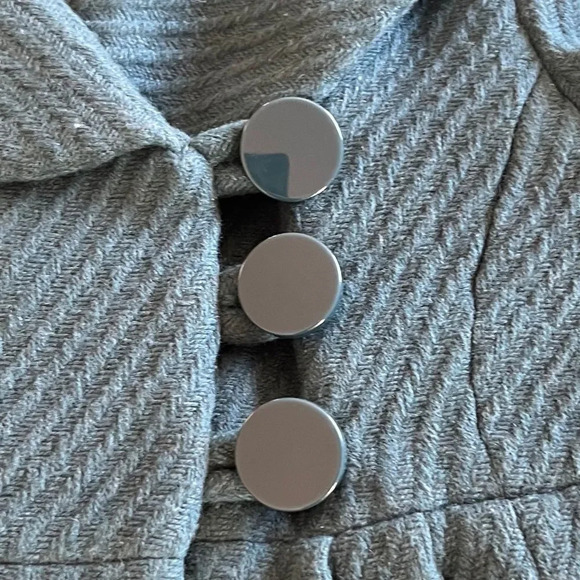 Mossimo Short Waisted Shawl Neck Teal Peacoat Size Small - Picture 5 of 8